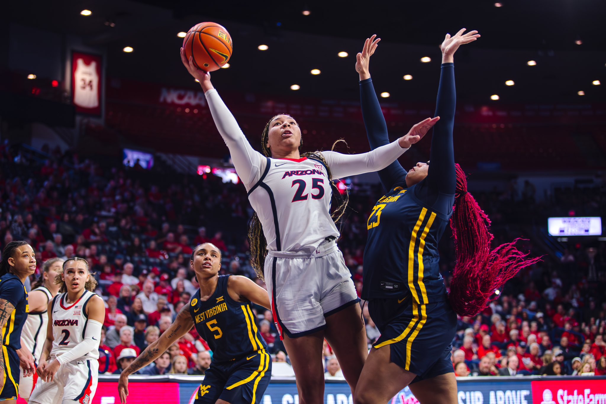 Breya Cunningham leads Arizona to a 77-62 upset of No. 16 West Virginia